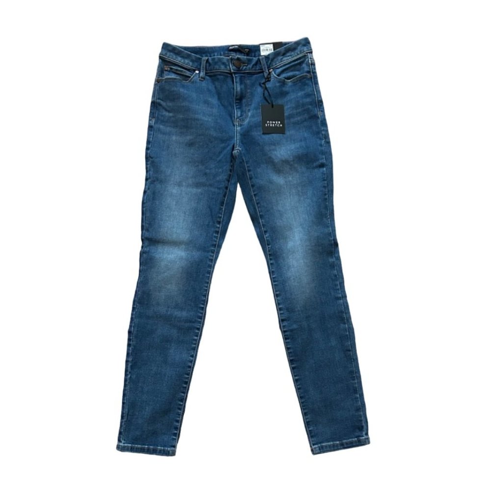 NWT Women's SIMPLY VERA VERA WANG Size 8 Mid Rise Medium Blue Skinny Jeans